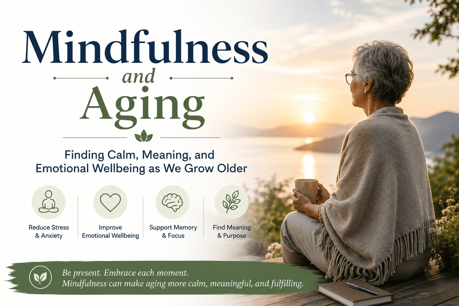 Mindfulness and Aging: Finding Calm, Meaning, and Emotional Wellbeing as We Grow Older